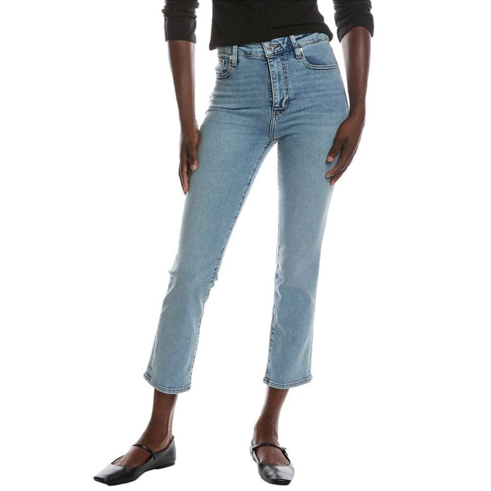 Frame Denim Womens Frame The Pencil Crop Loner Slim Leg Jean
